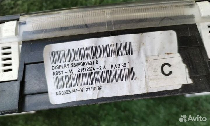 Дисплей Nissan Primera 2003