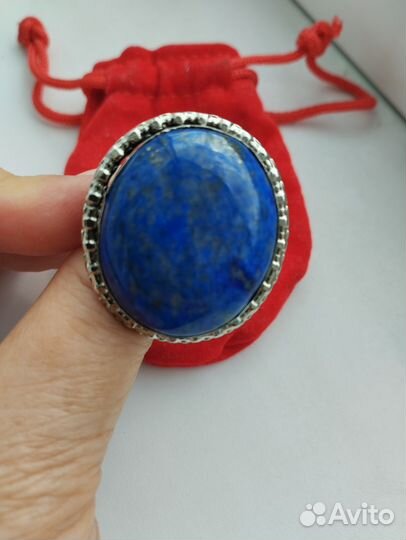 Винтажное кольцо с Лазуритом, СССР