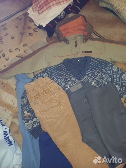 Отдам бесплатно вещи д/м р.110- 116-122