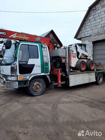 Аренда и услуги манипулятора, стрела 3 т, 14 м, борт 6 т, 6 м