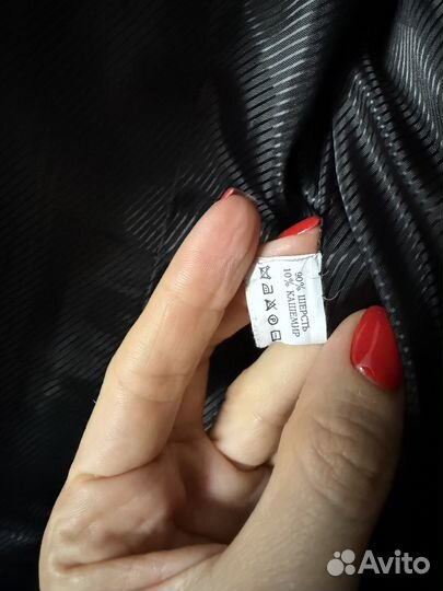 Пальто женское шерсть весна демисезон серое