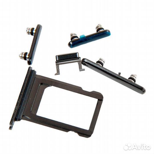 Задняя крышка в сборе с рамкой для iPhone Xs, черн