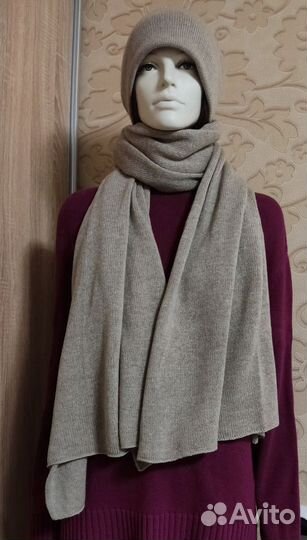 Комплект шапка и шарф женские