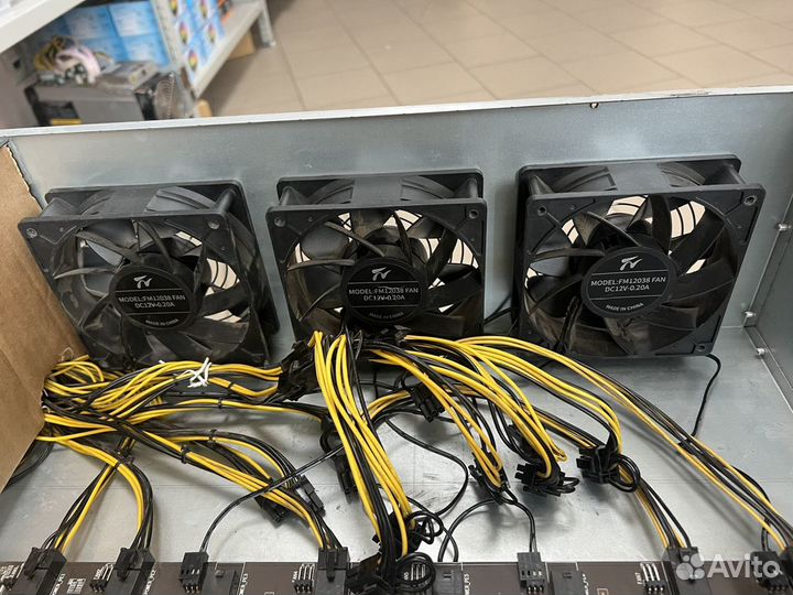 Продувной корпус для майнинга полный комплект