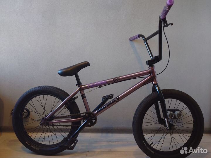 Велосипед бмх Sundey Scout фиолетово-прозрачный