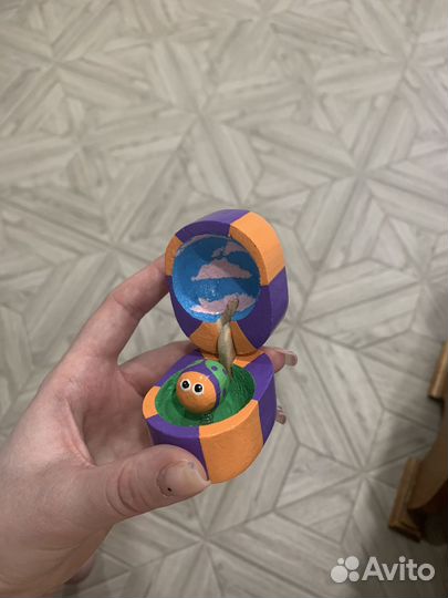 Игрушка жучок в коробочке ручной работы на заказ