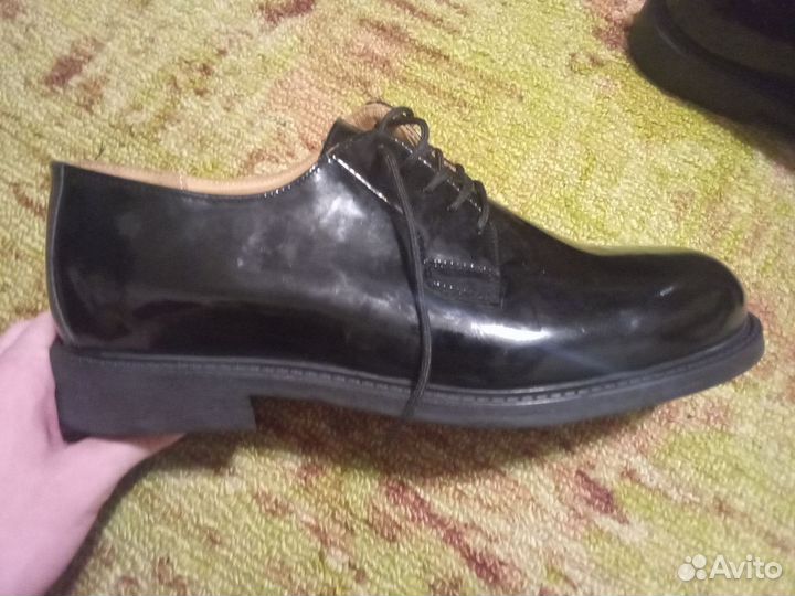 Туфли натуральная кожа глянец 43 размер