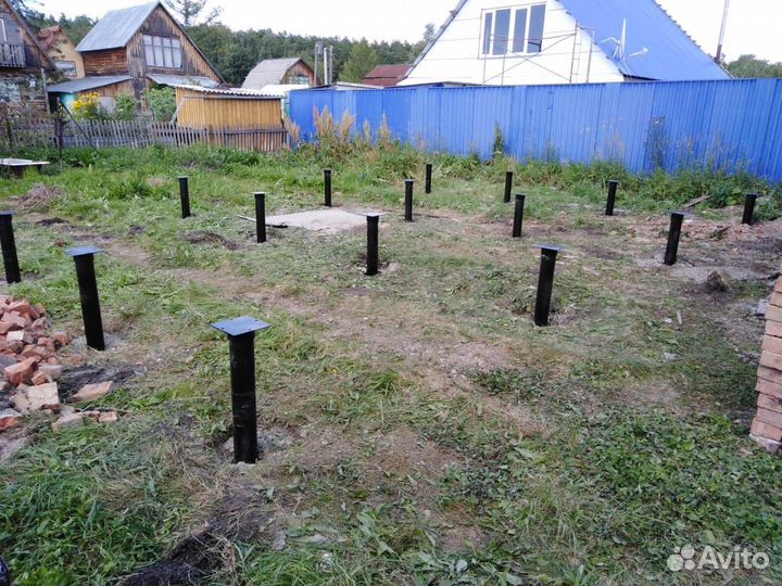 Винтовые сваи 108*2500 мм