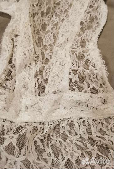 Белый школьный фартук