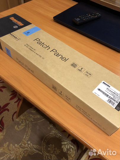 Патч-панель Hyperline, PP3-19-24-8P8C-C6-110D