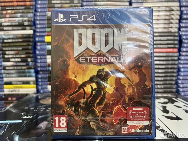 Диск Doom Eternal PS4 / Новый