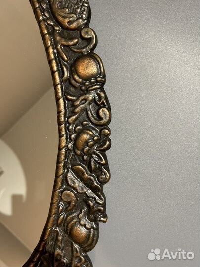 Зеркало настенное СССР с полкой