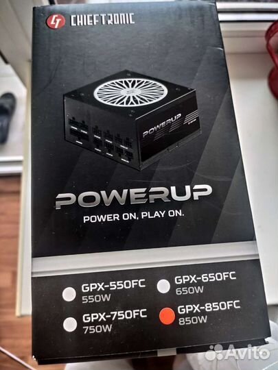 Новый блок питания 80 Gold, Chieftec GPX-850FC