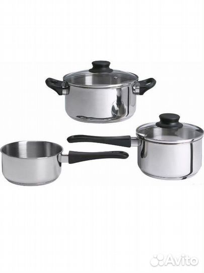 Набор посуды IKEA Икеа анонс сталь