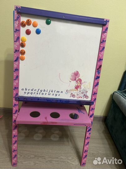 Мольберт детский двухсторонний