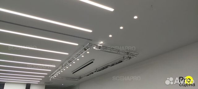 Подвес из алюминиевых ферм на потолок