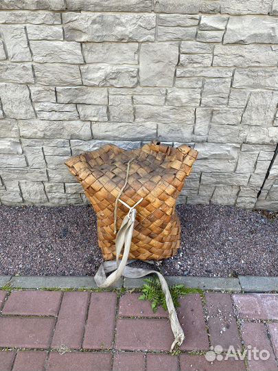 Кузов, короб берестяной для сбора ягод/грибов