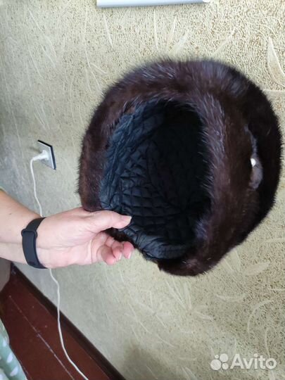 Шапка норковая женская