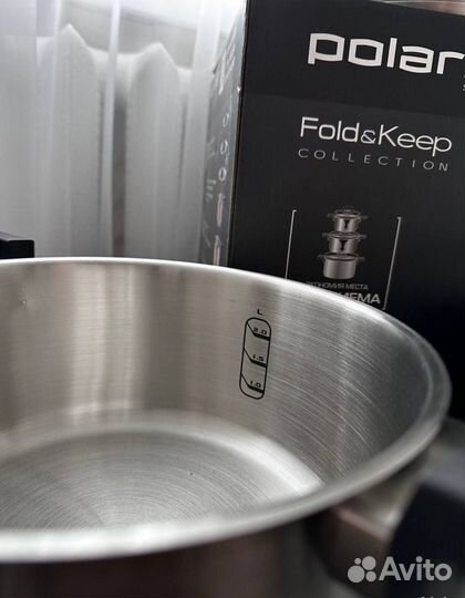 Набор кастрюль polaris новый