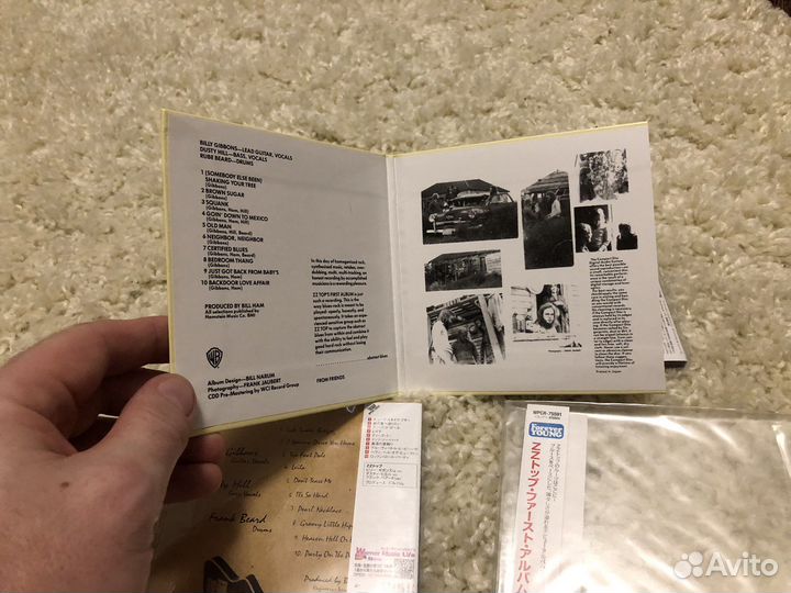 ZZ Top 4 альбома paper sleeve