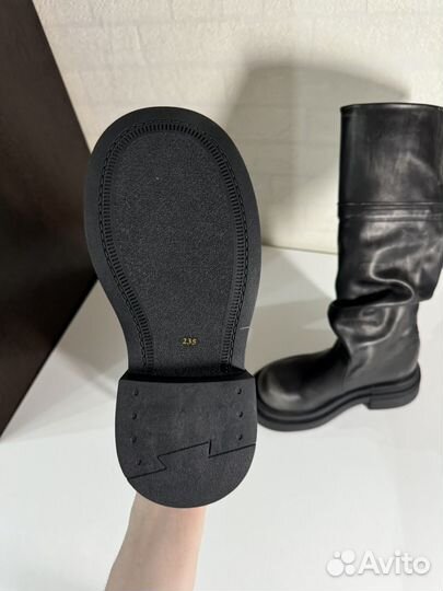 Ботинки high leather balenciaga type boots