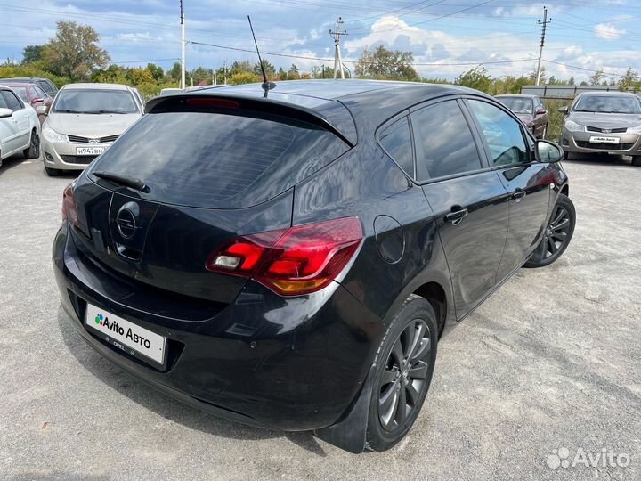 Opel Astra 1.6 МТ, 2012, 210 000 км