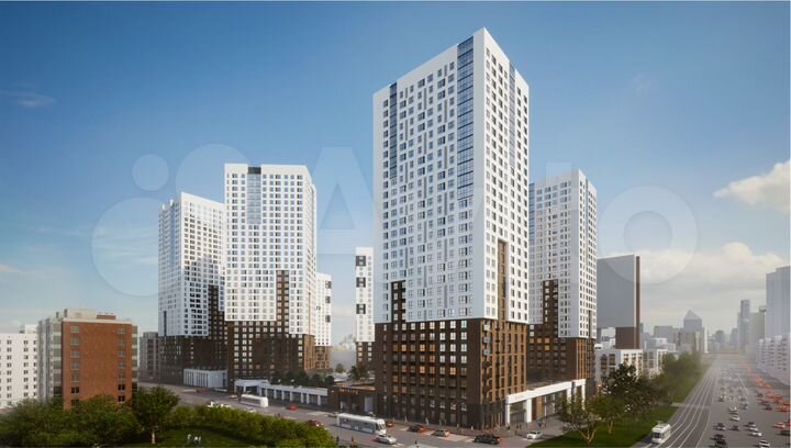 2-к. квартира, 54,5 м², 16/32 эт.