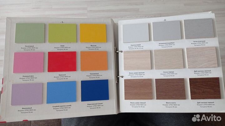 Образцы материала