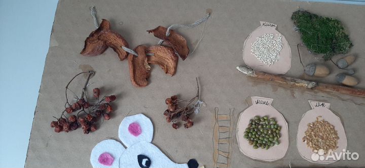 Поделка в садик школу из природных материалов