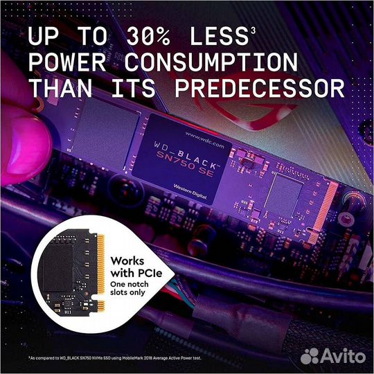 SSD WD Black SN750 SE 500Gb (BOX) новый