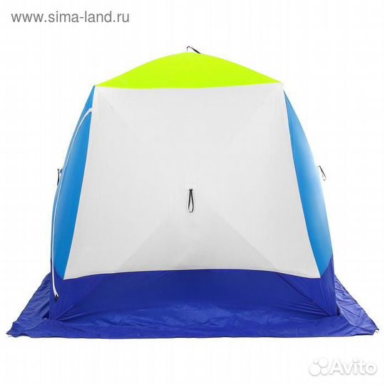 Палатка зимняя «стэк» куб 3-местная, трёхслойная