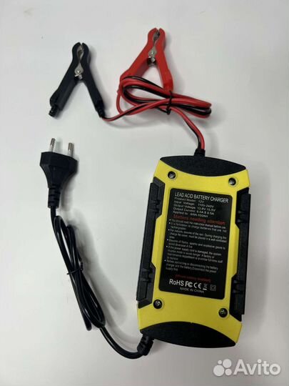 Новое автомобильное зарядное устройство 12V 6A акб