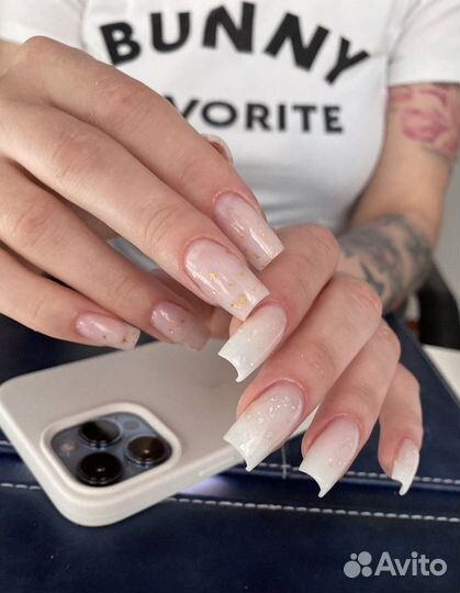 Наращивание, Коррекция ногтей