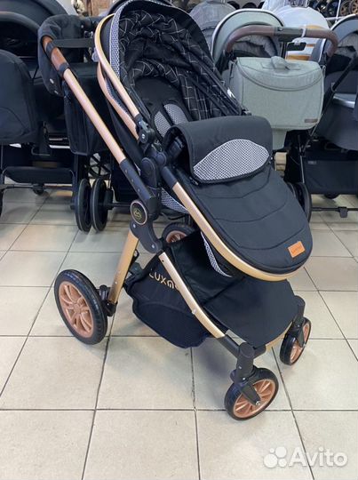 Коляска трансформер 2в1/3в1 Luxmom V9