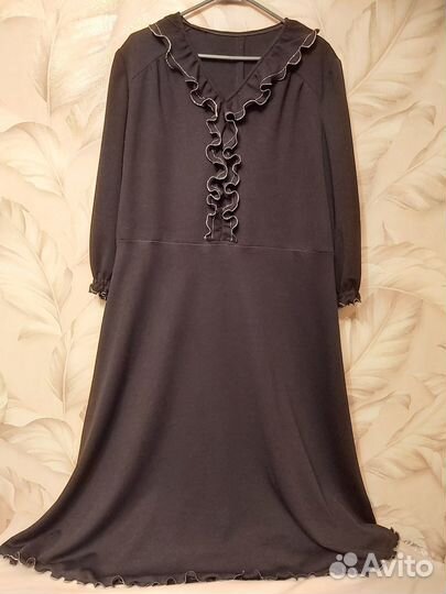 Винтажное платье черное