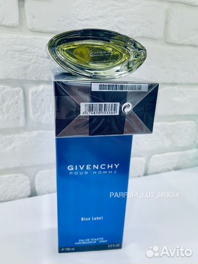 Givenchy pour homme blue label 100 ml
