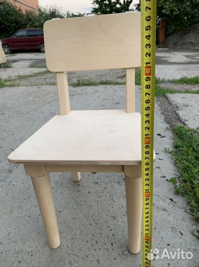 Детский стульчик натуральное дерево