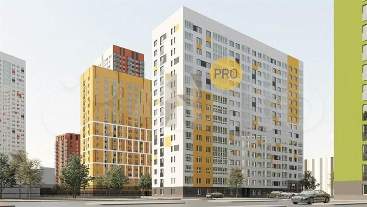 2-к. квартира, 49,1 м², 10/18 эт.