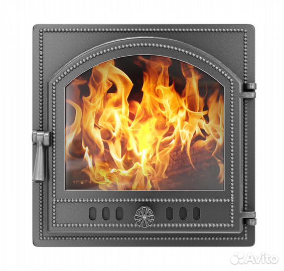 Дверь для Камина везувий каминная 205 (Антрацит) в