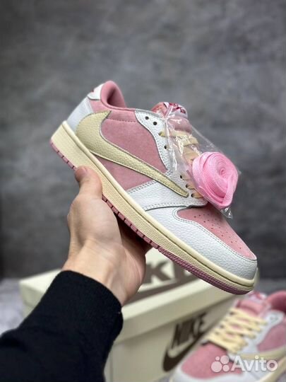 Кроссовки nike air jordan 1 low travis scott