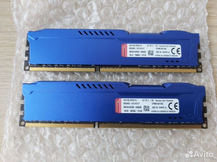 Kingston DDR3 16Gb (HX316C10FK2/16)