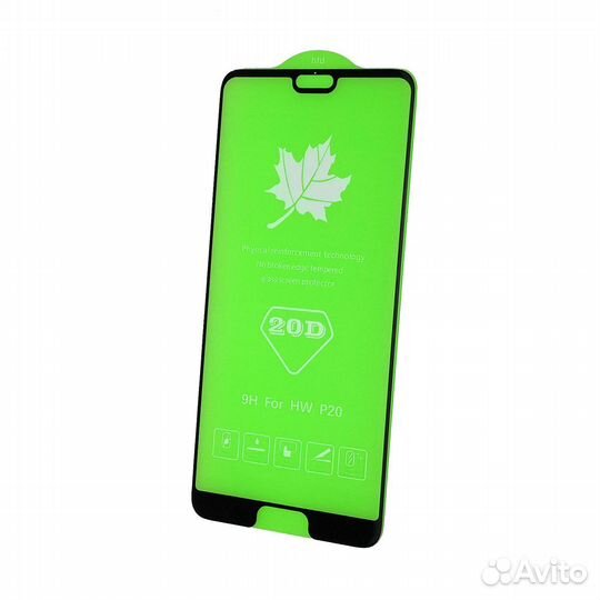 Защитное стекло 20d для Honor Huawei P20 Eml-l29 F