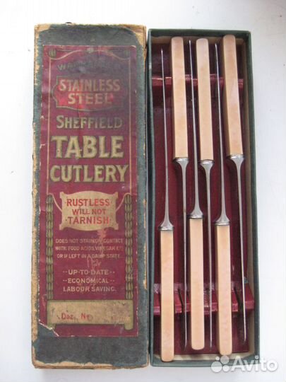 Набор ножей table cutlery sheffield Англия