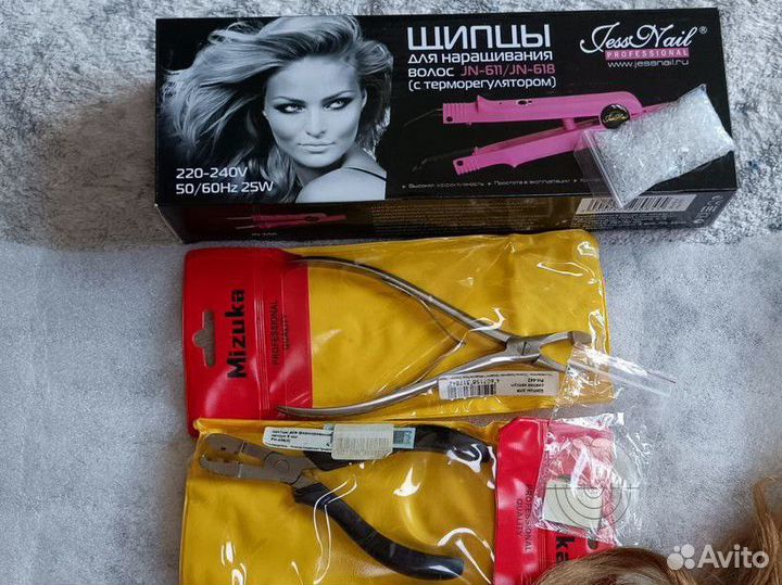 Щипцы для наращивания волос, набор для наращивания