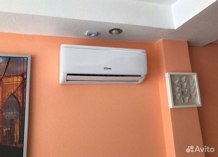 Сплит система с установкой