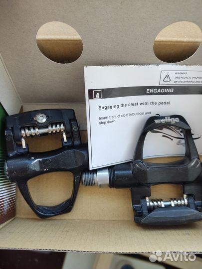 Контактные педали wellgo road