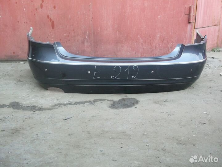 Mercedes E 212 бампер задний серый
