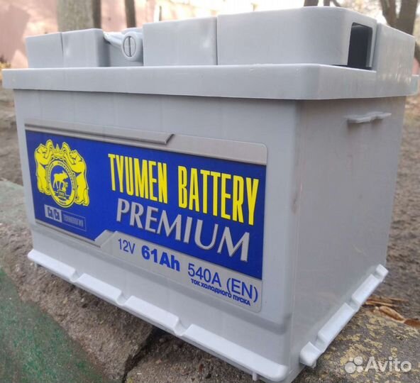 Акб 61 Ач Тюмень Премиум (низкий)