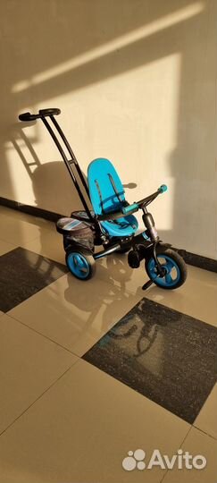 Детский велосипед с ручкой бу