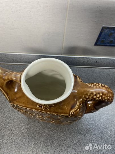 Кувшин квасник СССР обливная керамика